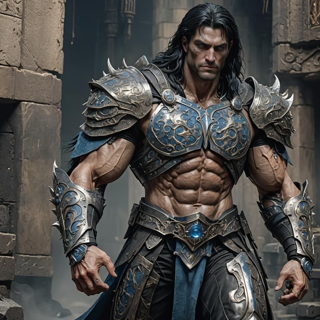 Regretful Paladin with Mechanical Arm in 4K