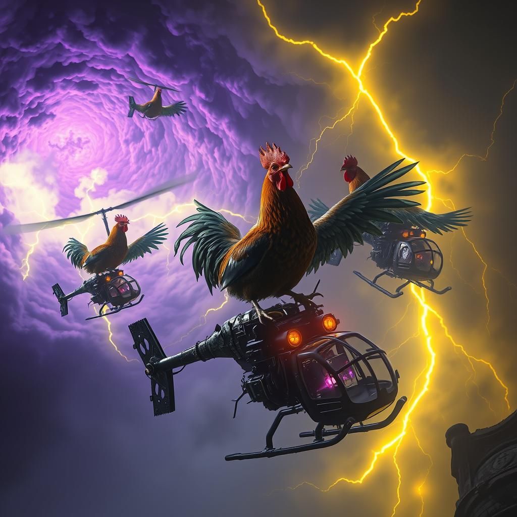CHICKENS in choppers