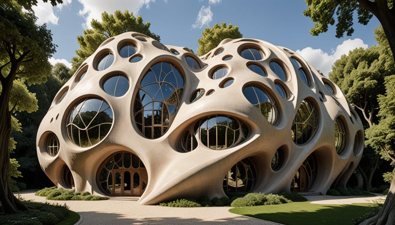 Futuristic Elf Residence Inspired by Maison de St Cyr and Ma...
