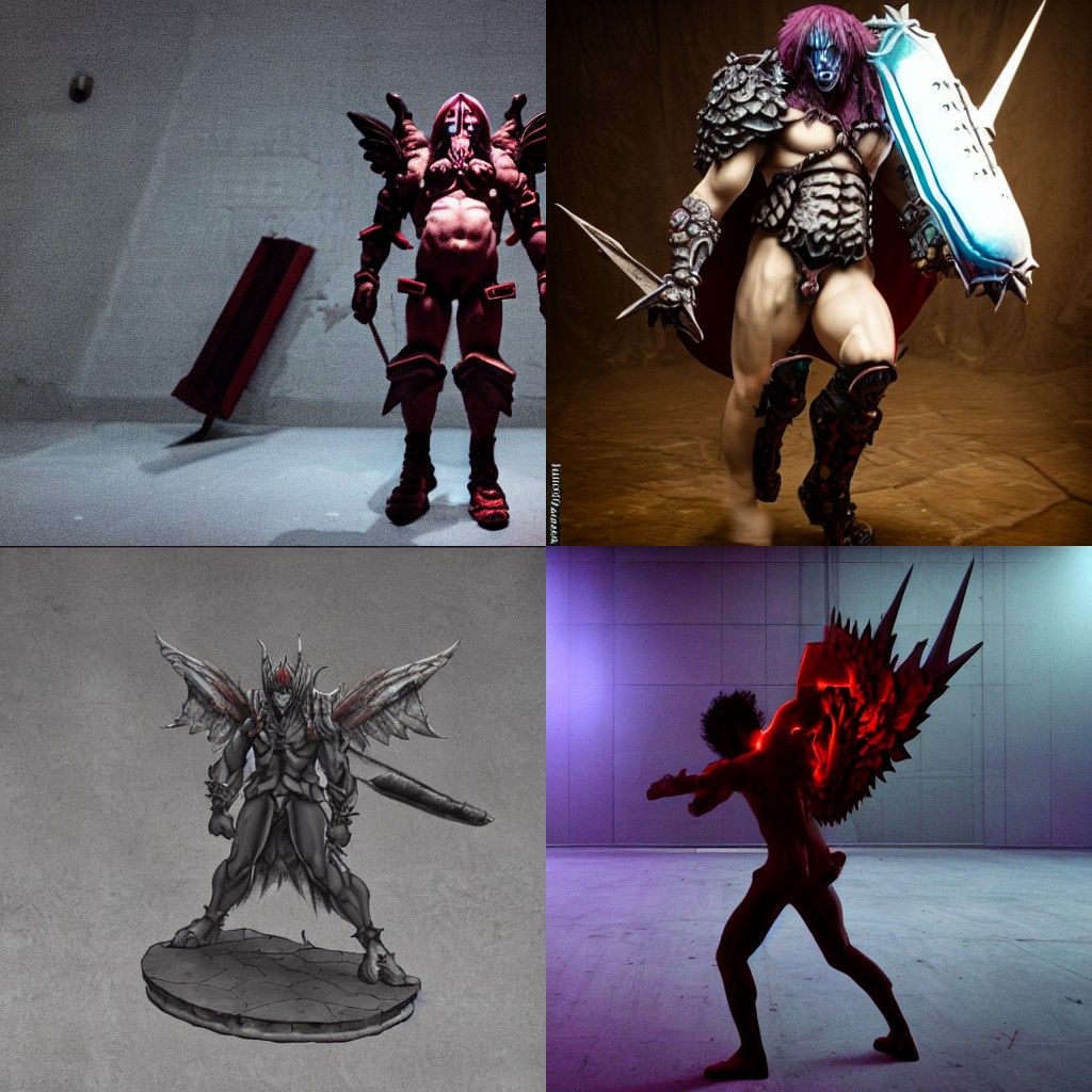 Astaroth in Dark Empty Room