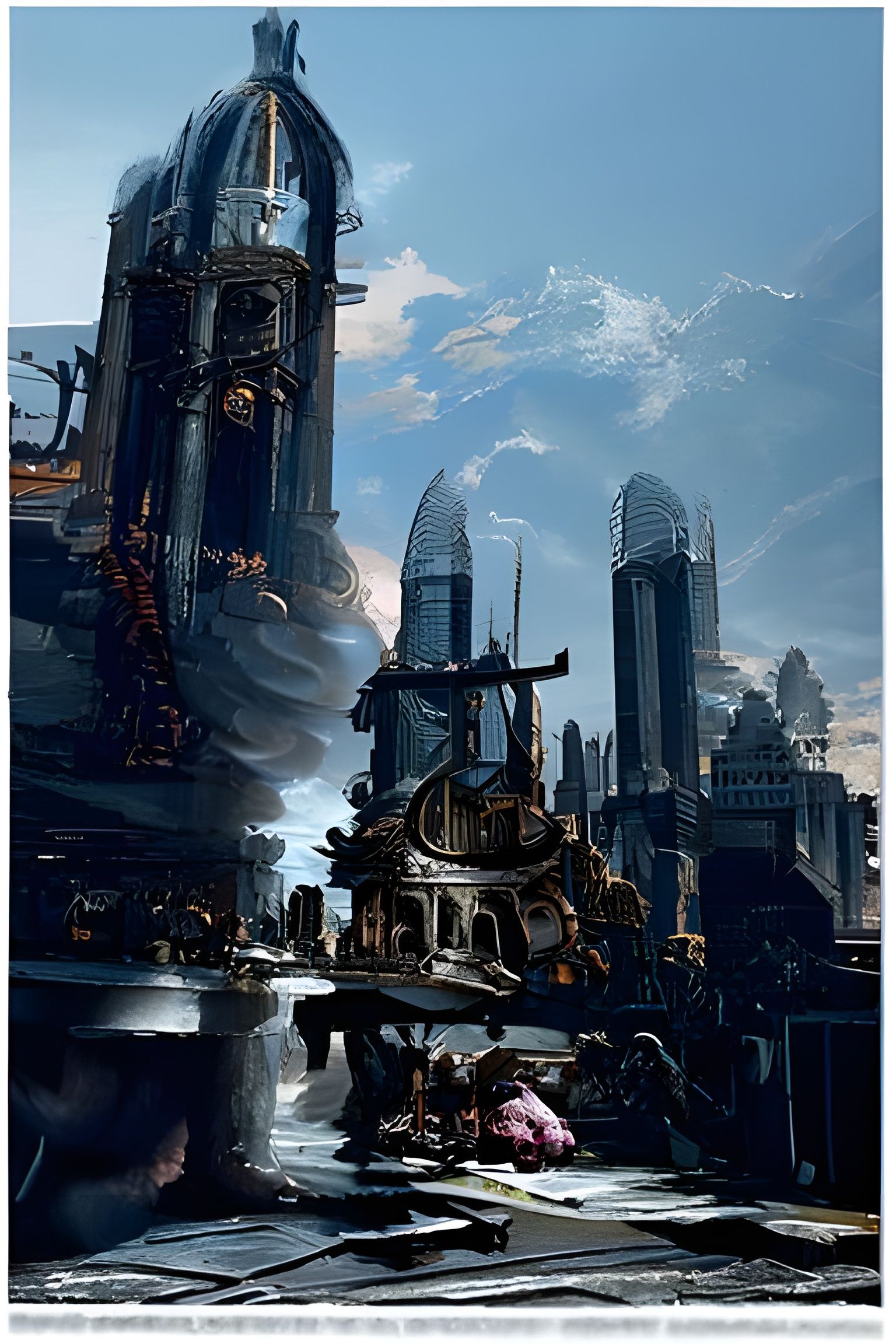 Post-Apocalyptic Wonderland: City Reclaimed by Nature