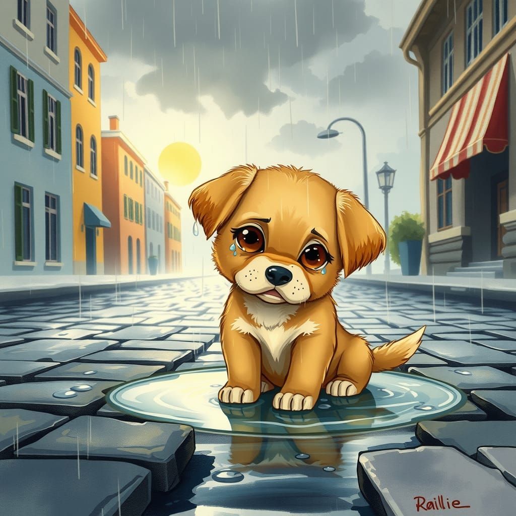 Sad Lost Puppy
