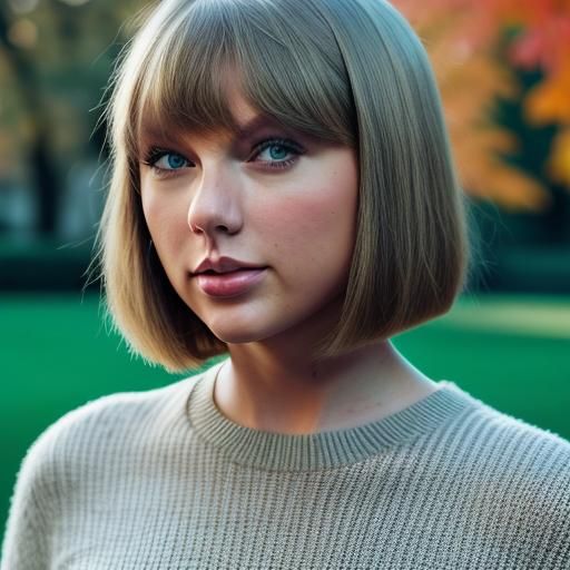 Autumn Portrait with Bob Haircut, Professional Photography