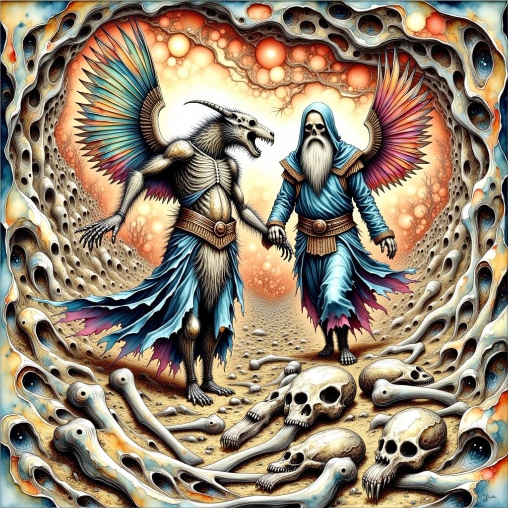 Ezekiel Reviving the Valley of Dry Bones