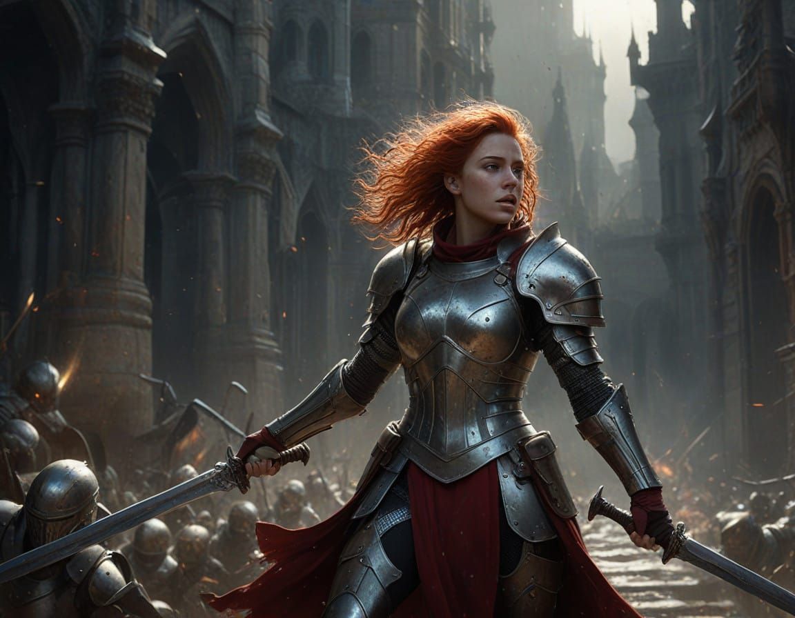 Heroic Warrior in Triumphant Glory