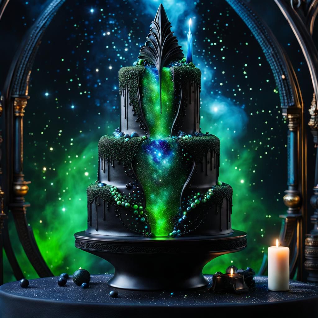 Dark magic cake