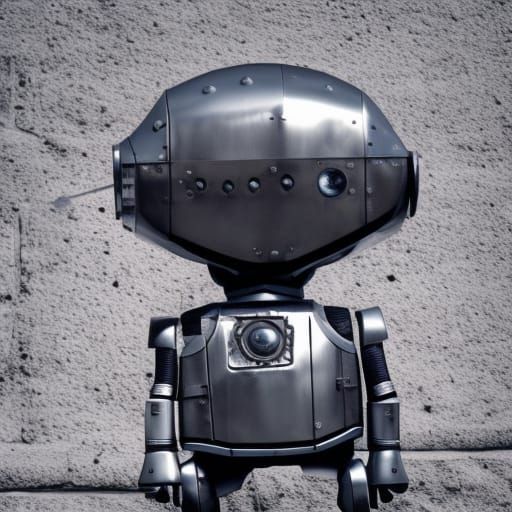 AI Chatbot Knight in Space Armour: Film Photography