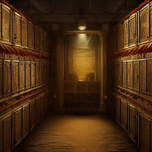 Epic Storage Room Digital Matte Painting