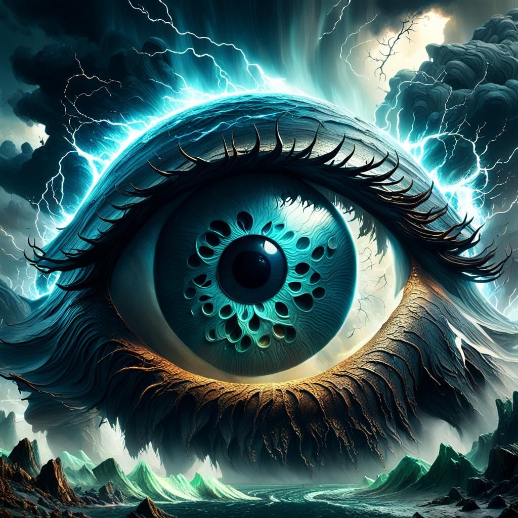 Epic Cinematic Eye of the Storm in Digital Art