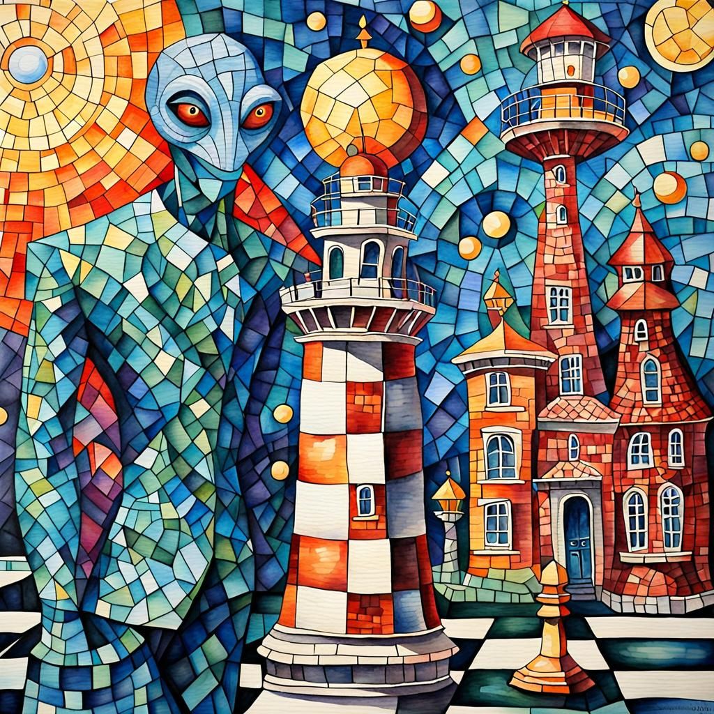 plying chess.