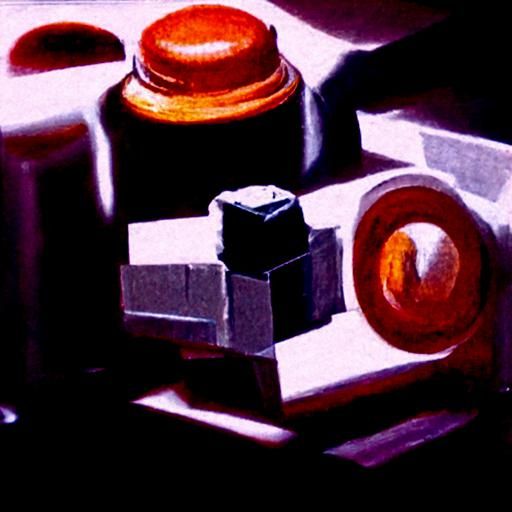 Lego Brick as Oil Painting by Gurney