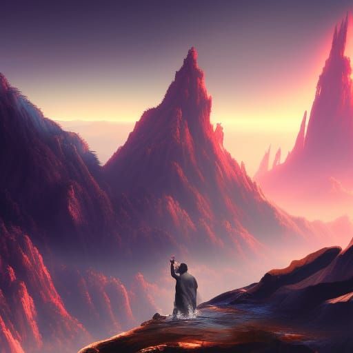 Kanye West in Epic Fantasy Concert