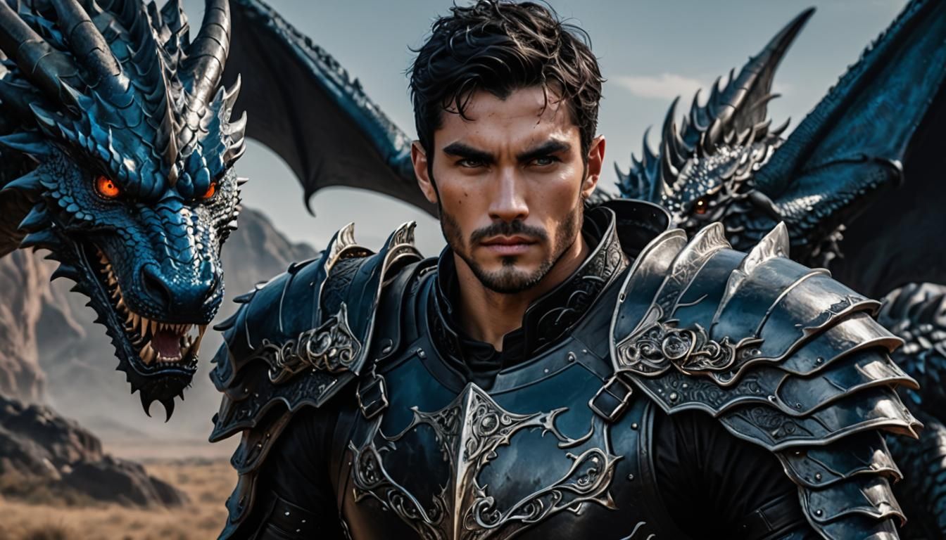 The Shadow wielder Xaden Riorson and his dragon Sgaeyl