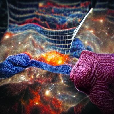 Knitting the Fabric of the Cosmos: AI Concept