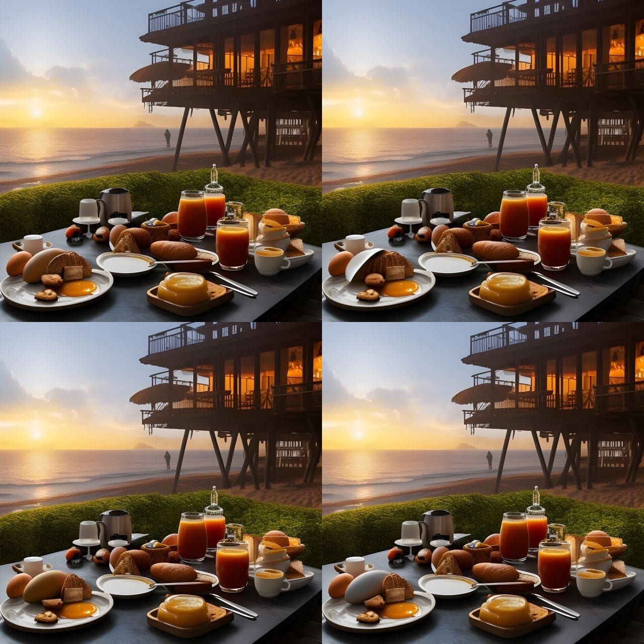 Breakfast with a view!