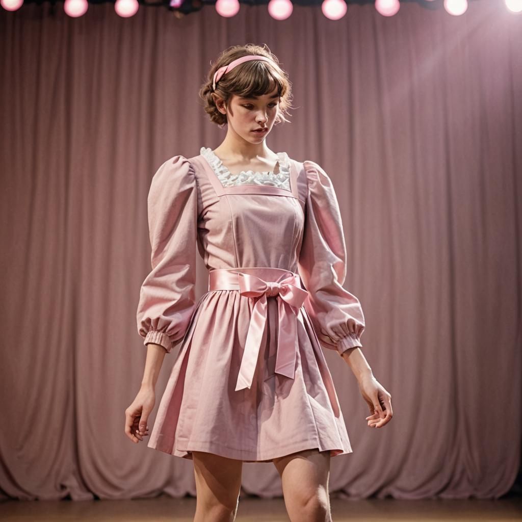 Boy in Pink Dress: Fine Art Portrait Photography