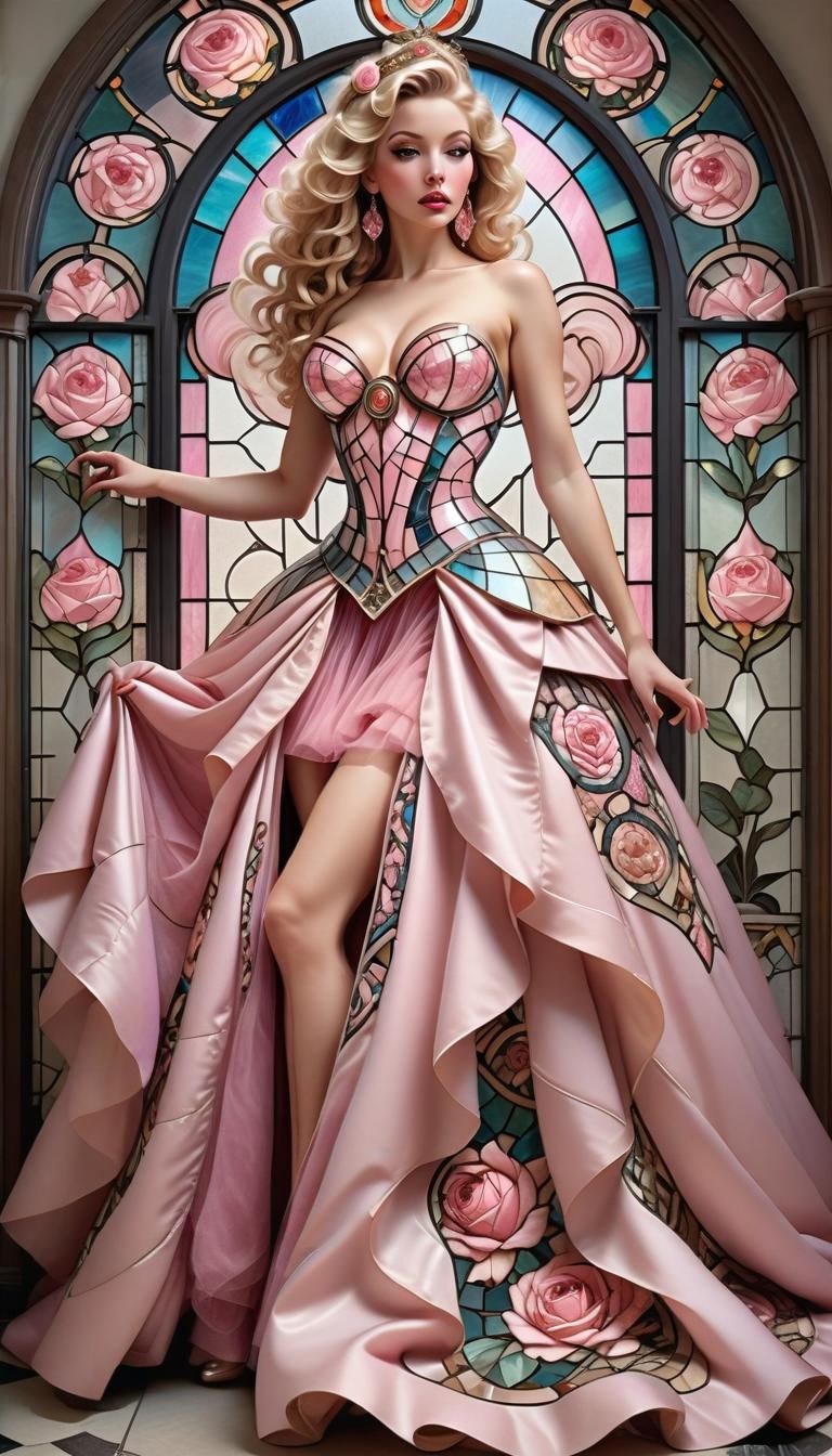 Galinda the Good in Pale Pink