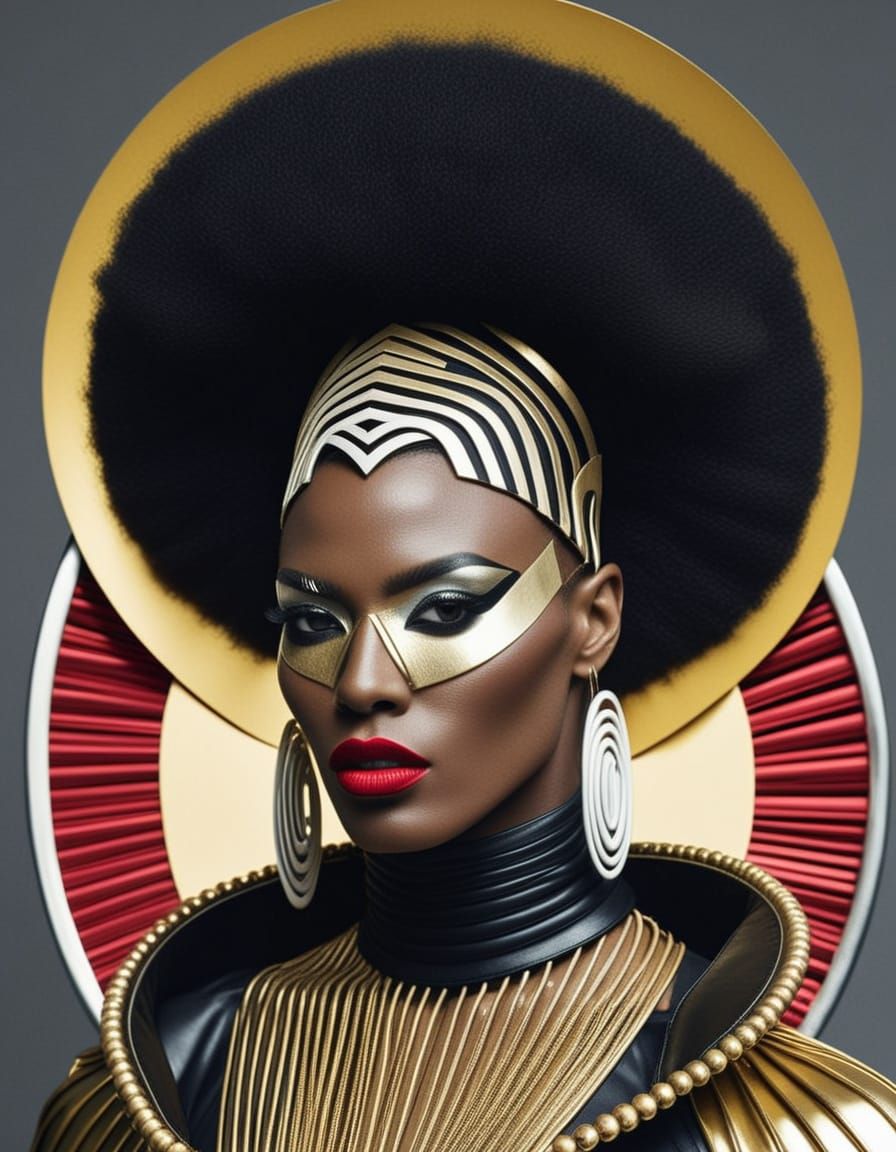Afrofuturist Muse: Grace Jones Inspired Avant-Garde