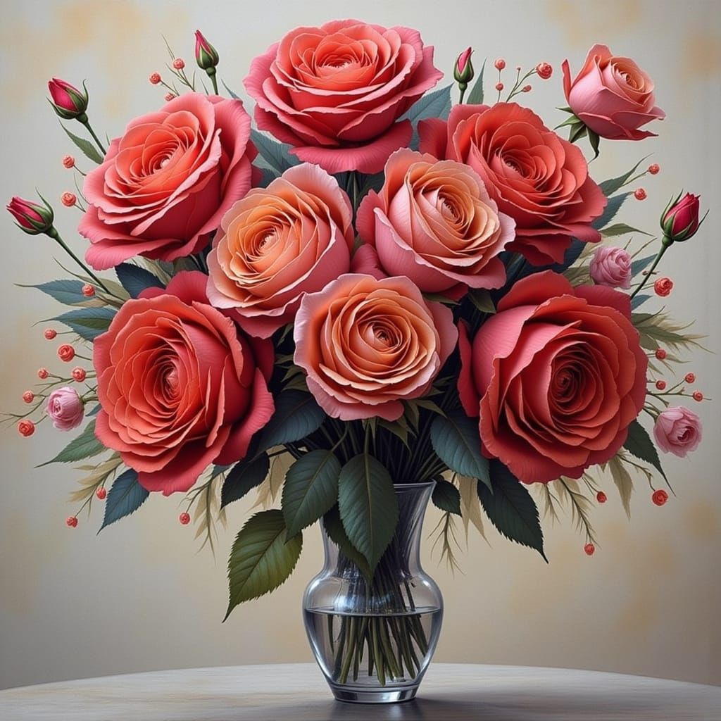 Steampunk Rose Still Life