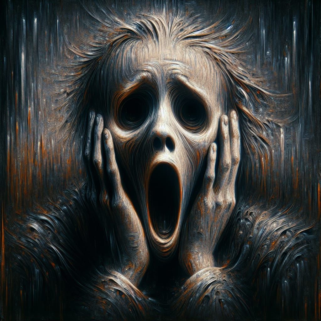 Haunting Expressionist Portrait in HDR