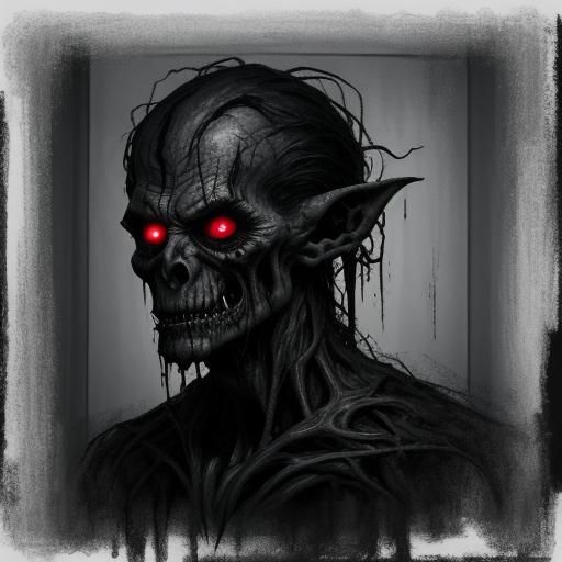 Nightmarish Silhouette Runs Through Kitchen in Dark Expressi...