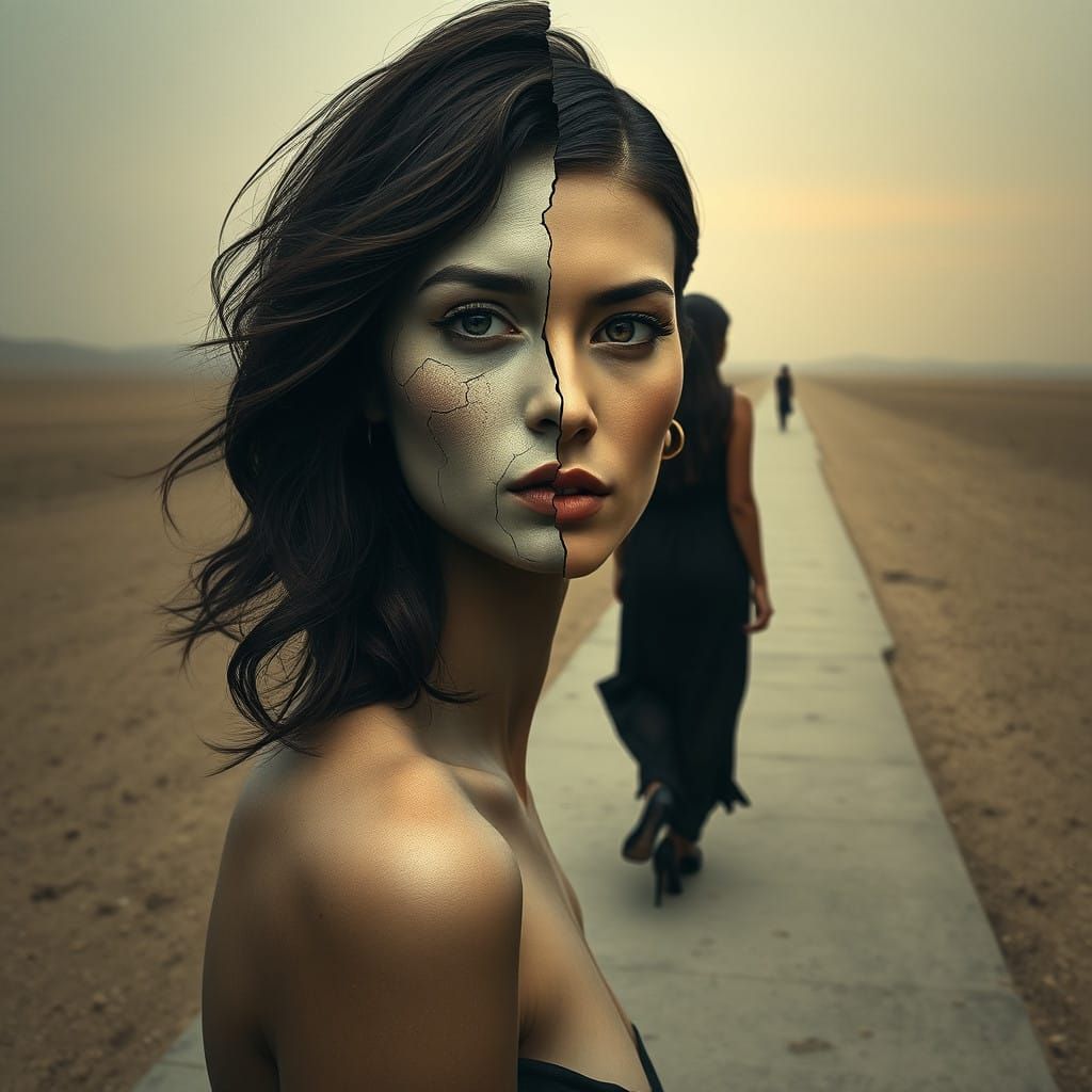 Bifurcated Beauty in Longing Disintegration