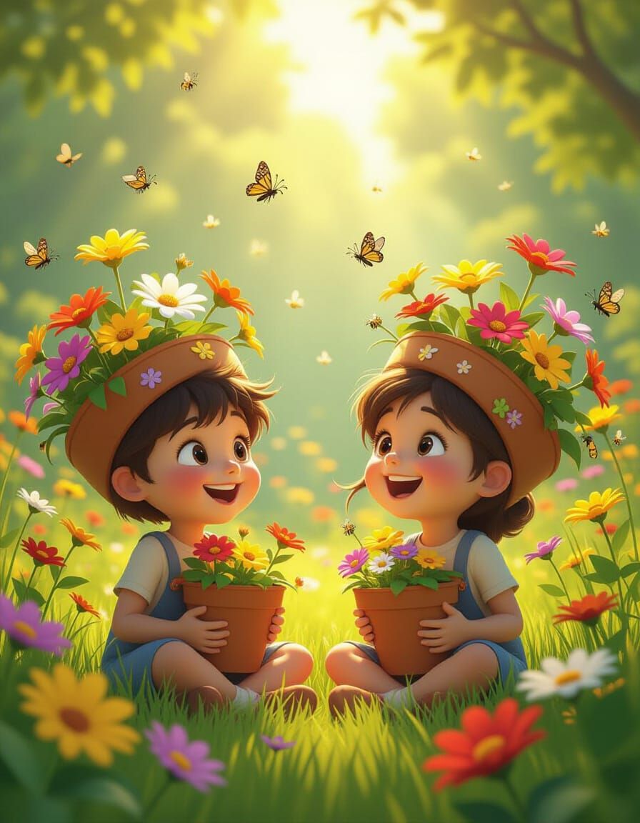 Exploring nature together.