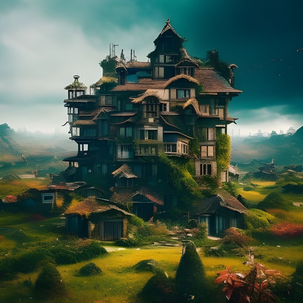 Abandoned Village: Fantasycore Borderland Artwork