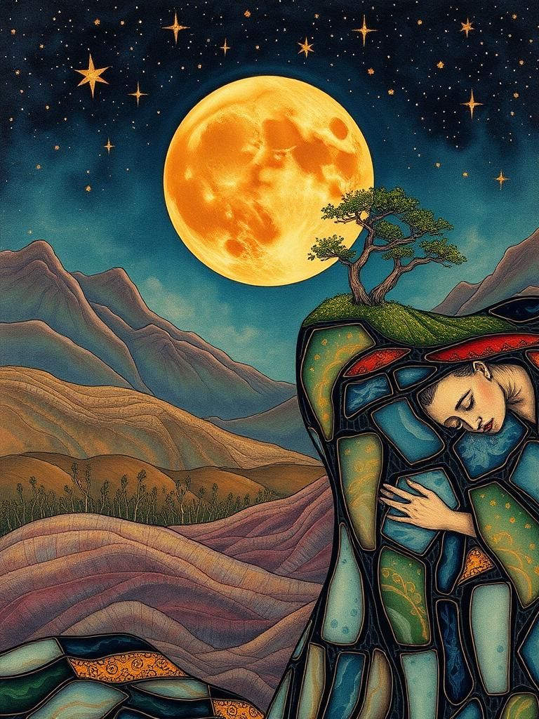 Surreal Fall Into Forever With Ruby Details