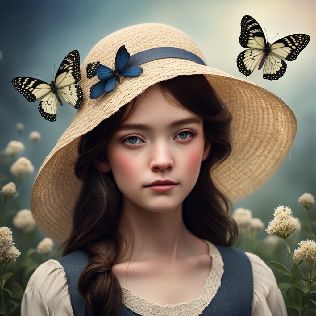 Colorful Butterflies in Mid-Air Dance