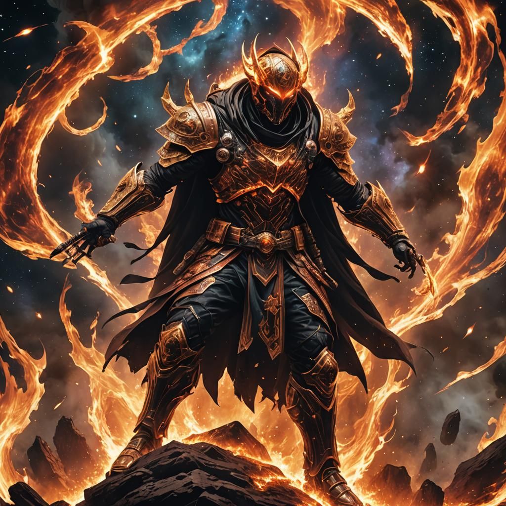 Cosmic Assassin God Ablaze