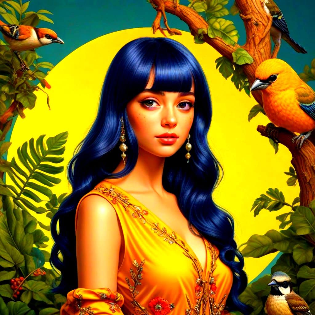 Vibrant Hyperrealistic Parrot