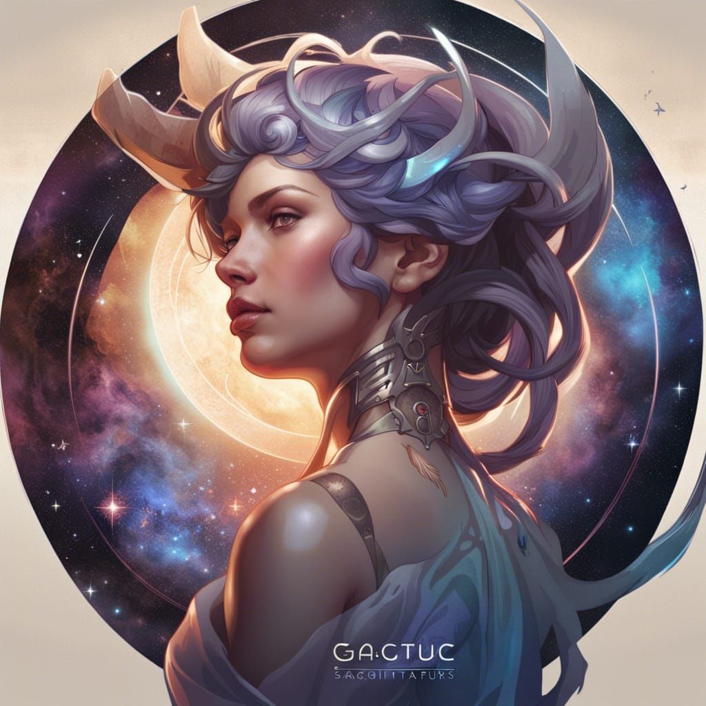 Galactic Sagittarius Tattoo: Space Zodiac Art