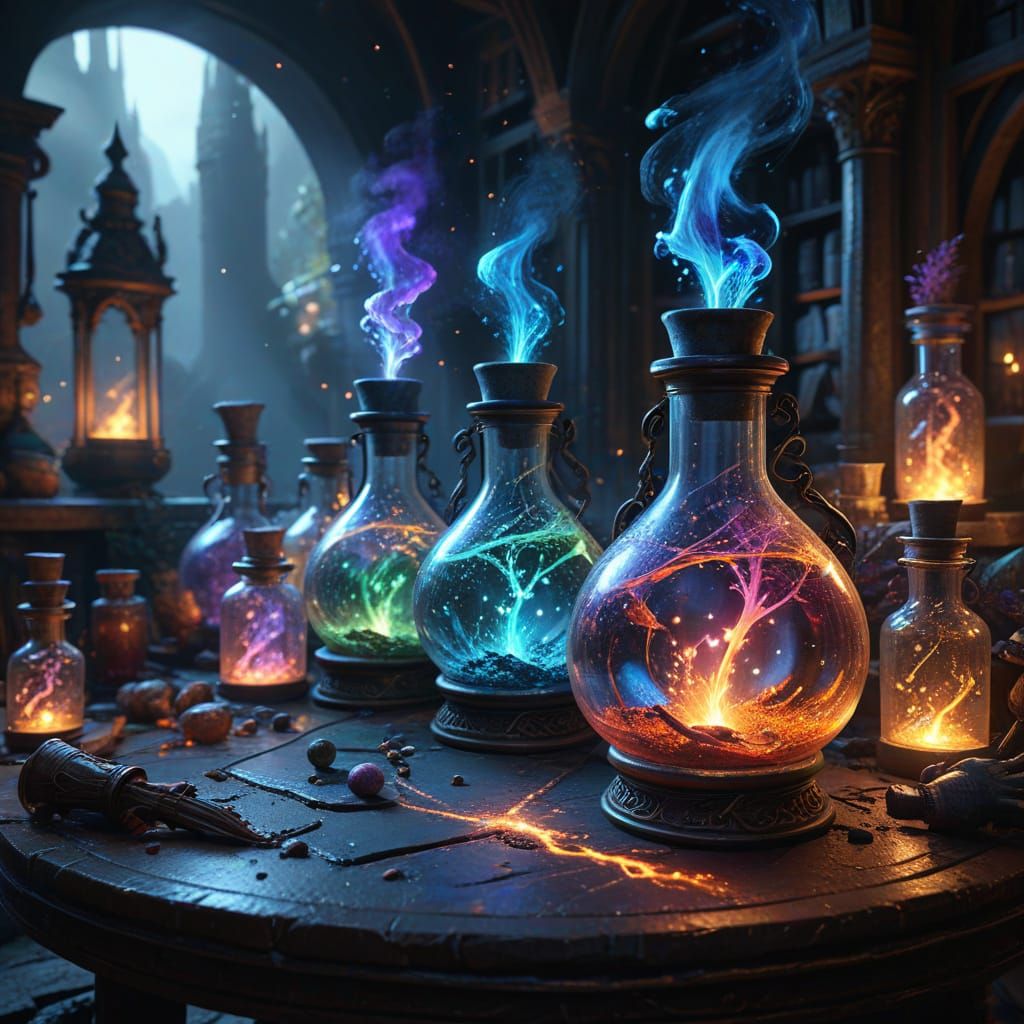 Magical Creations Demonstrated at Fantasy Concept Art Stand