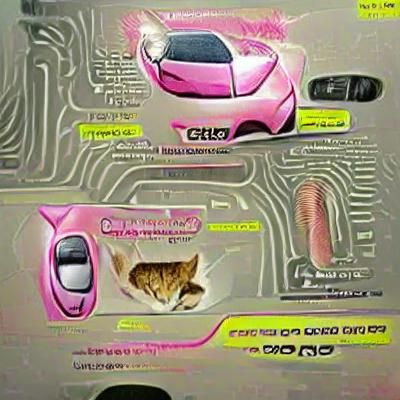 Futuristic Concept Car in Digital Art Style