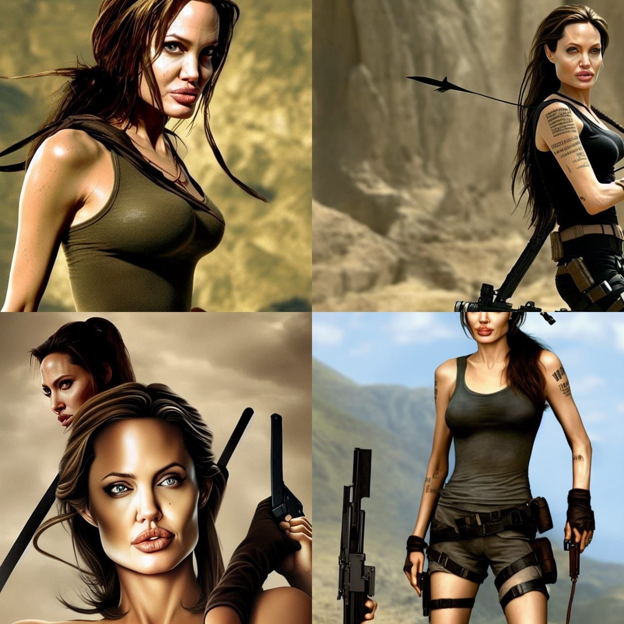 Lara Croft Digital Portrait