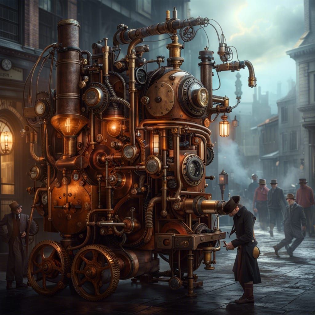 Steampunk Refuge Offering Companionship