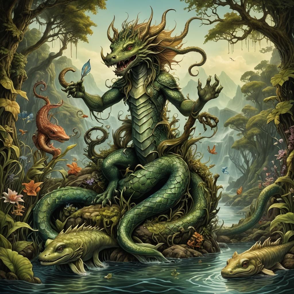 Merfolk, Nixies, Sea Serpents, Kelpies and Trolls