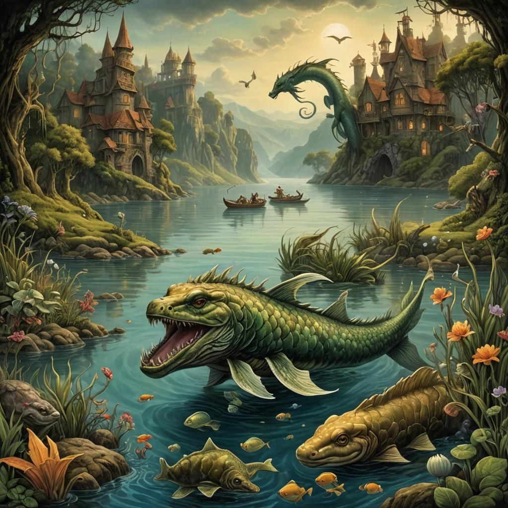 Merfolk, Nixies, Sea Serpents, Kelpies and Trolls