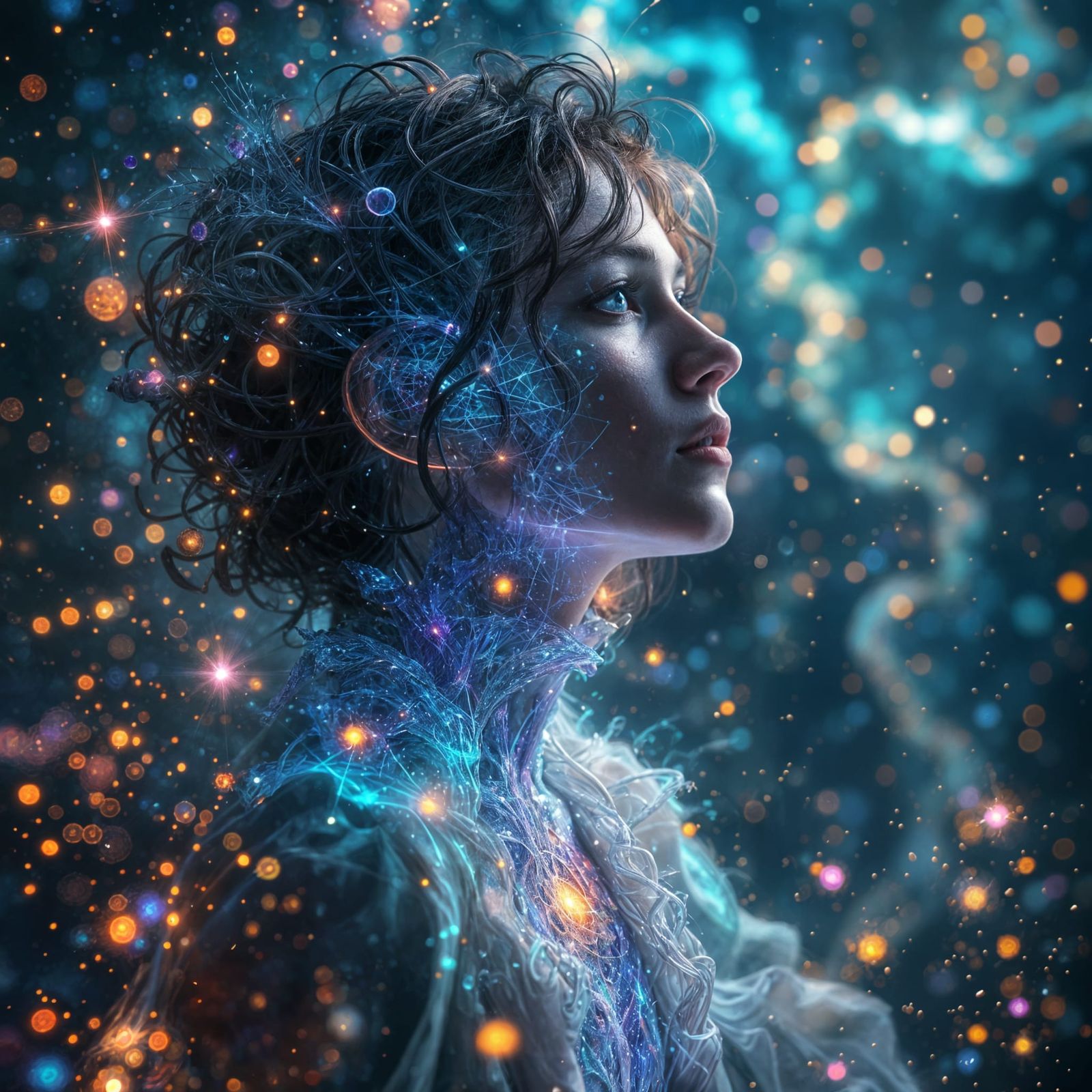 Fractals of Sacred Geometry in Quantum Realms