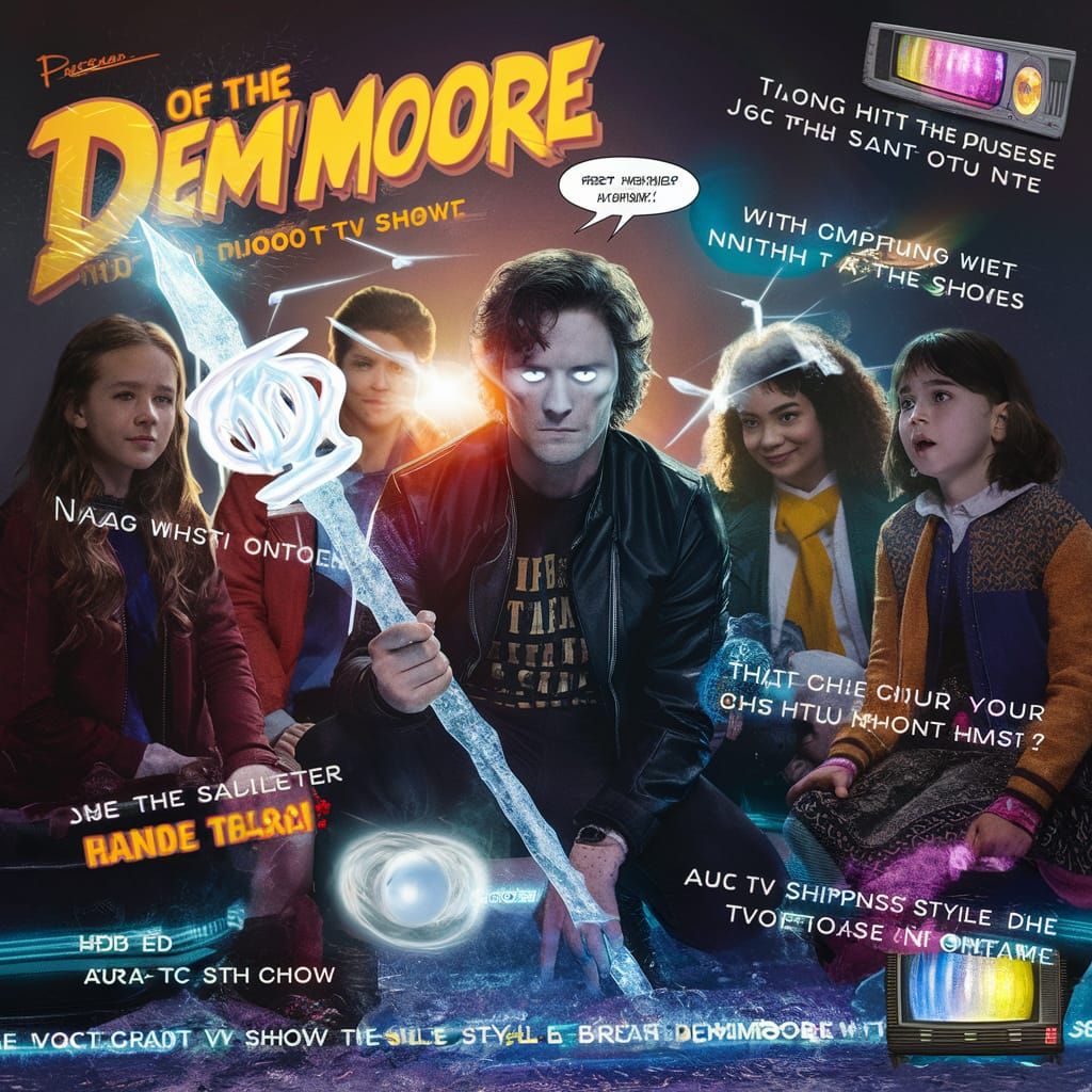 80s Brat Pack with Icy Staff in Retro Style