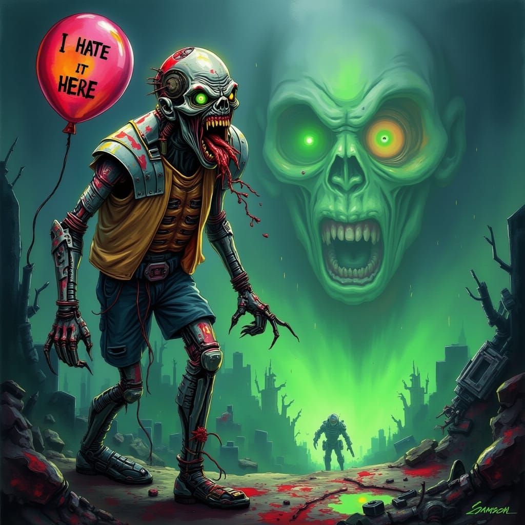 <lora:Techno Zombies v2:1.0>