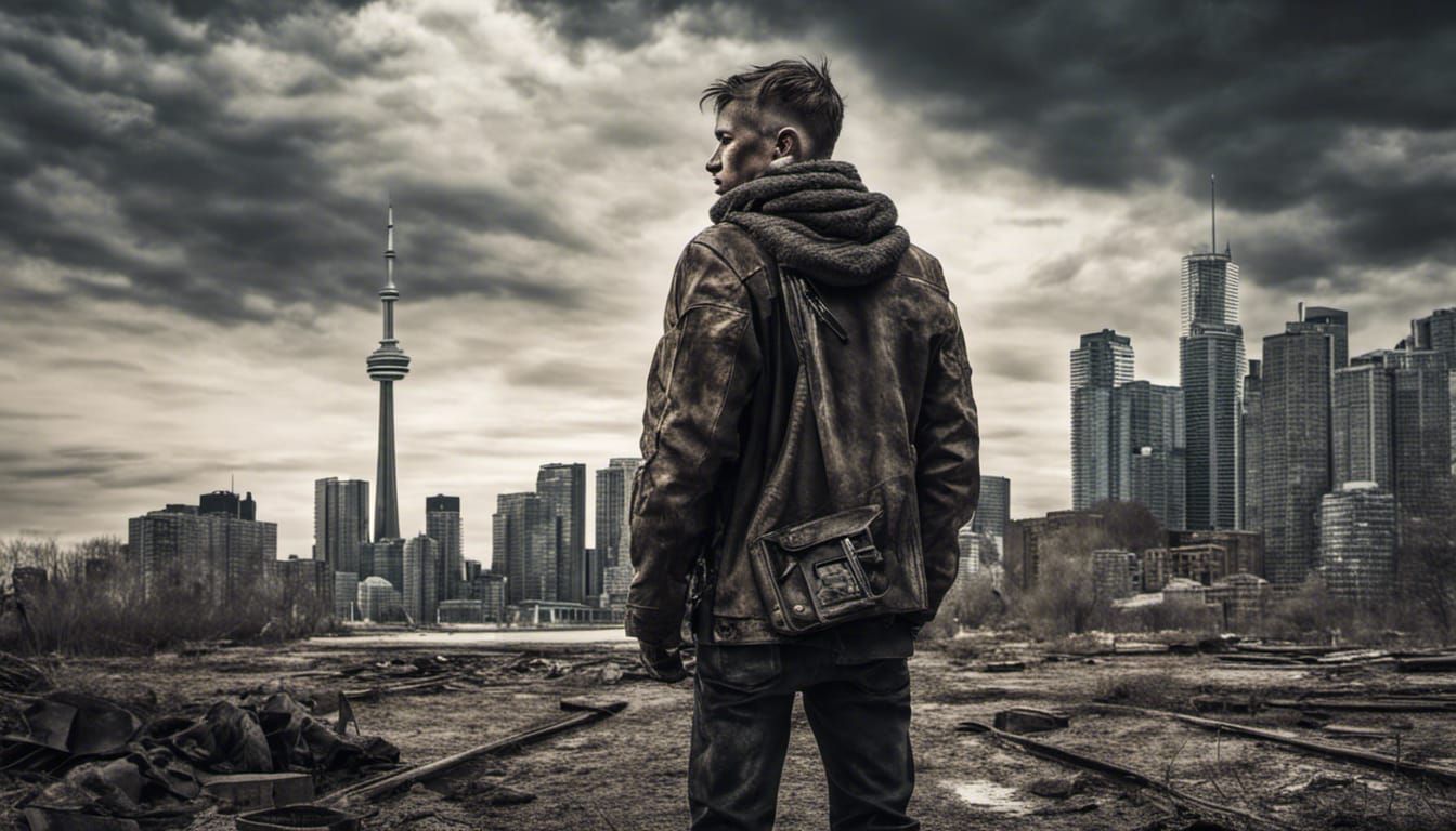 a post-apocalyptic man...