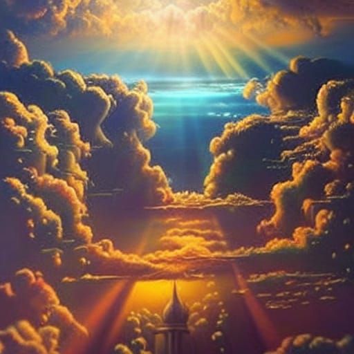 Surreal Melting Oil Painting of an Other Reality