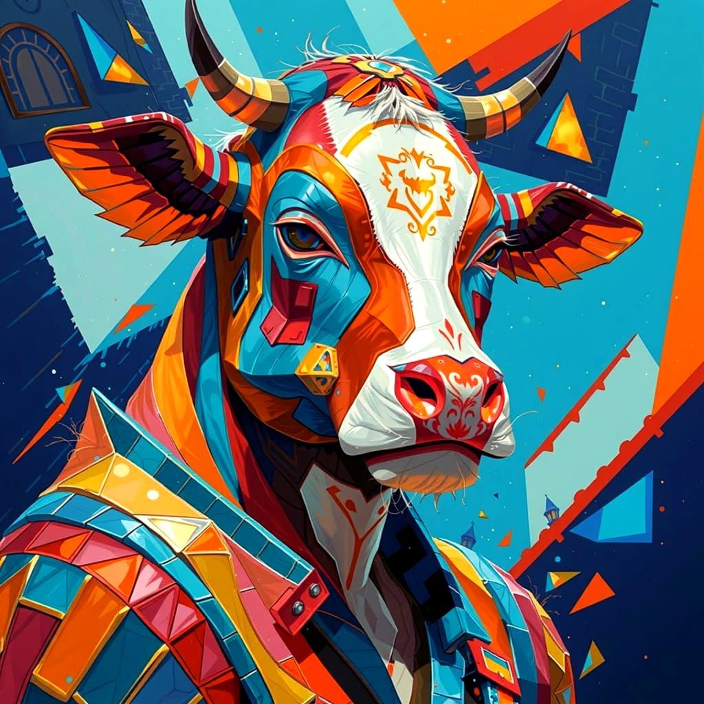 Focus on a beautiful fabrics made representation, capturing a dynamic cinematic wide long panorama view. Incorporate ele...