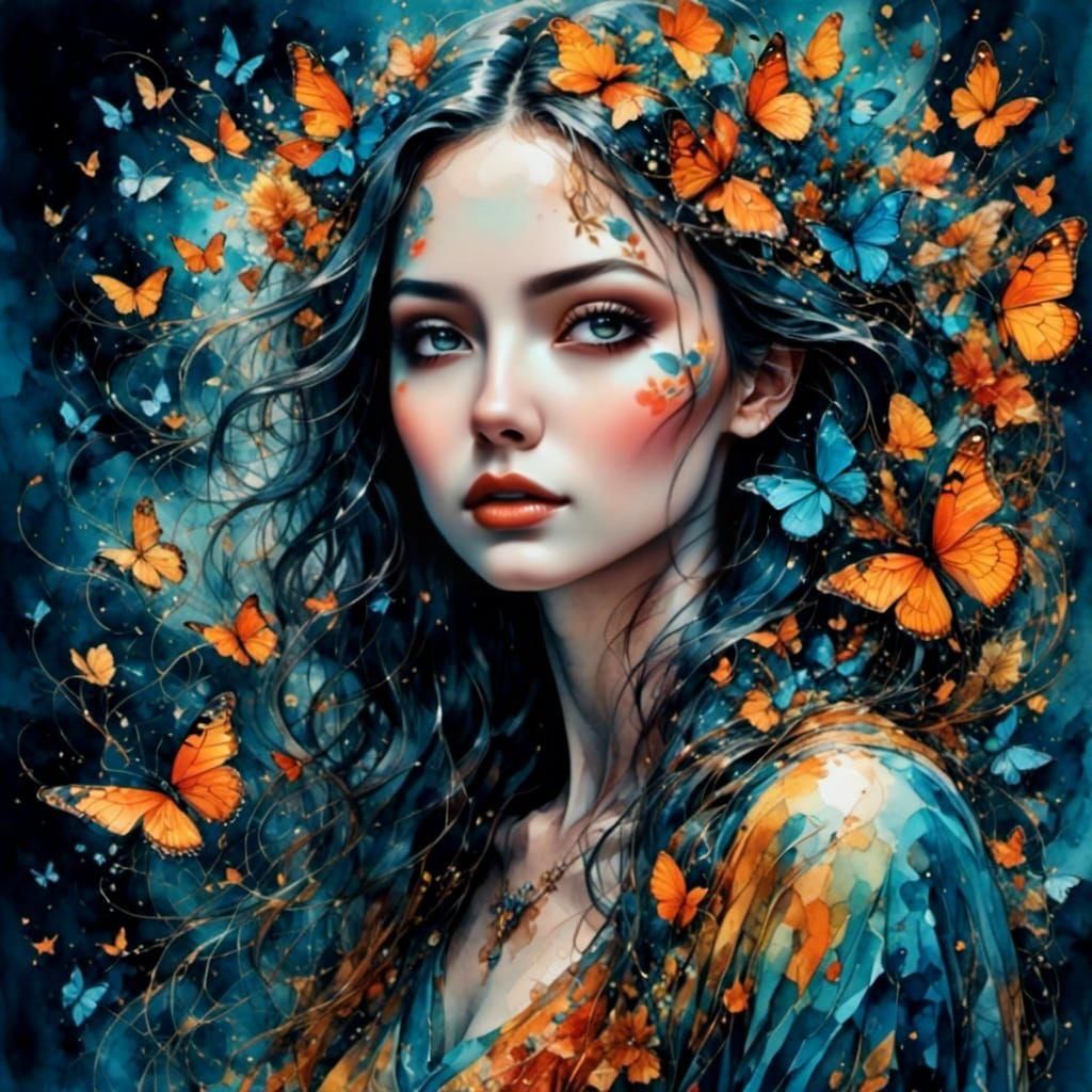 Surreal Dreamscape in Sketch Style