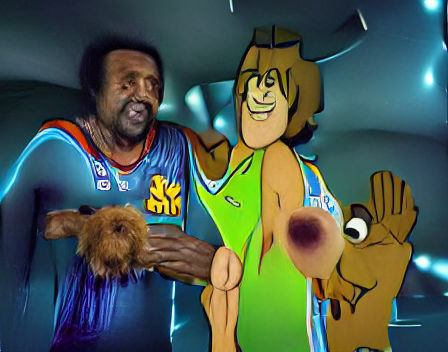 Basketballer Shows Armpit to Scooby Doo in 8k