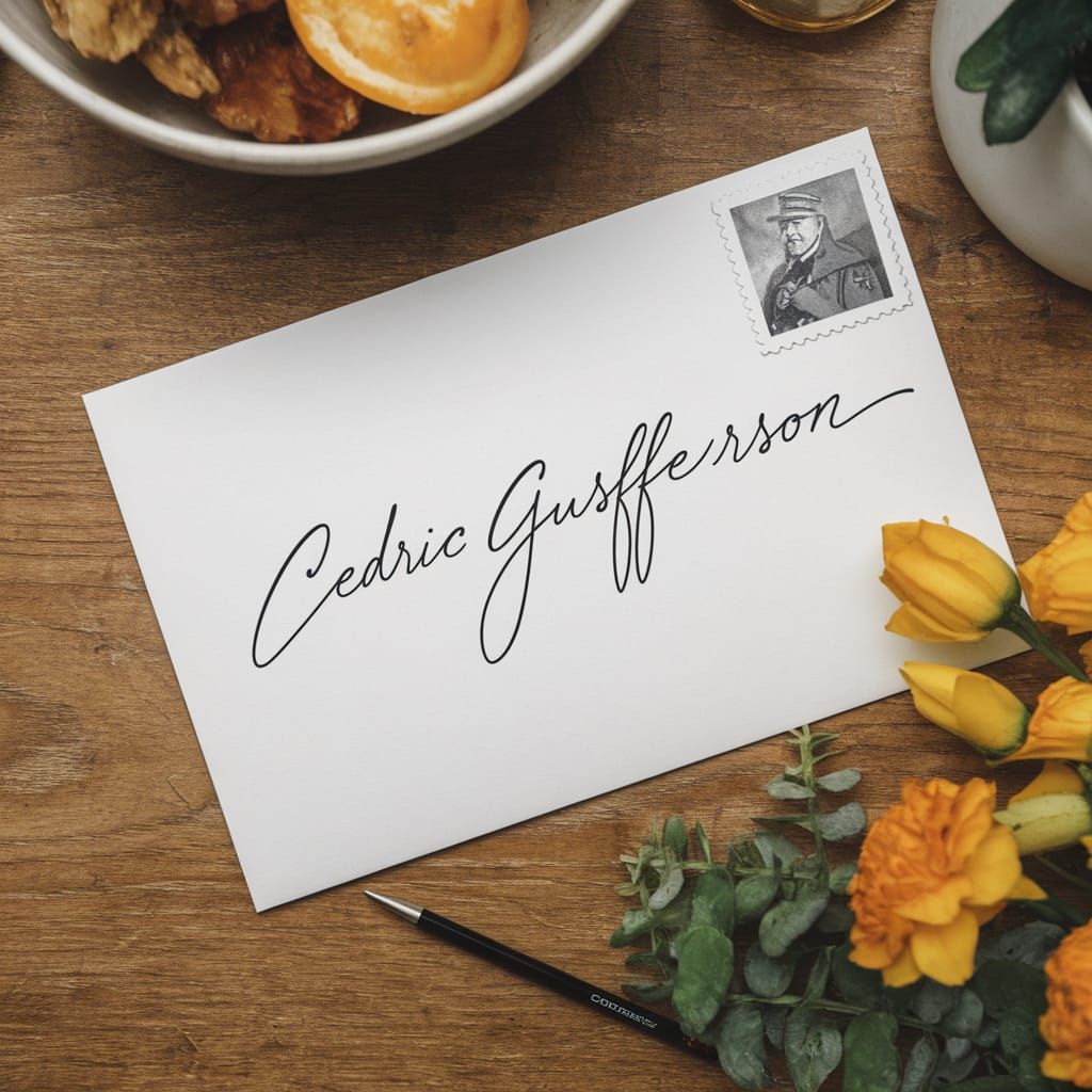 Vintage Style Envelope Addressed to Aristocrat