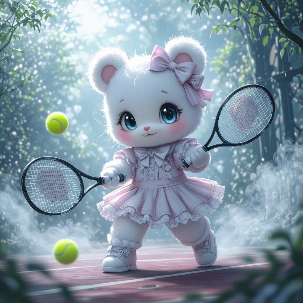 Gothic carebear tennis