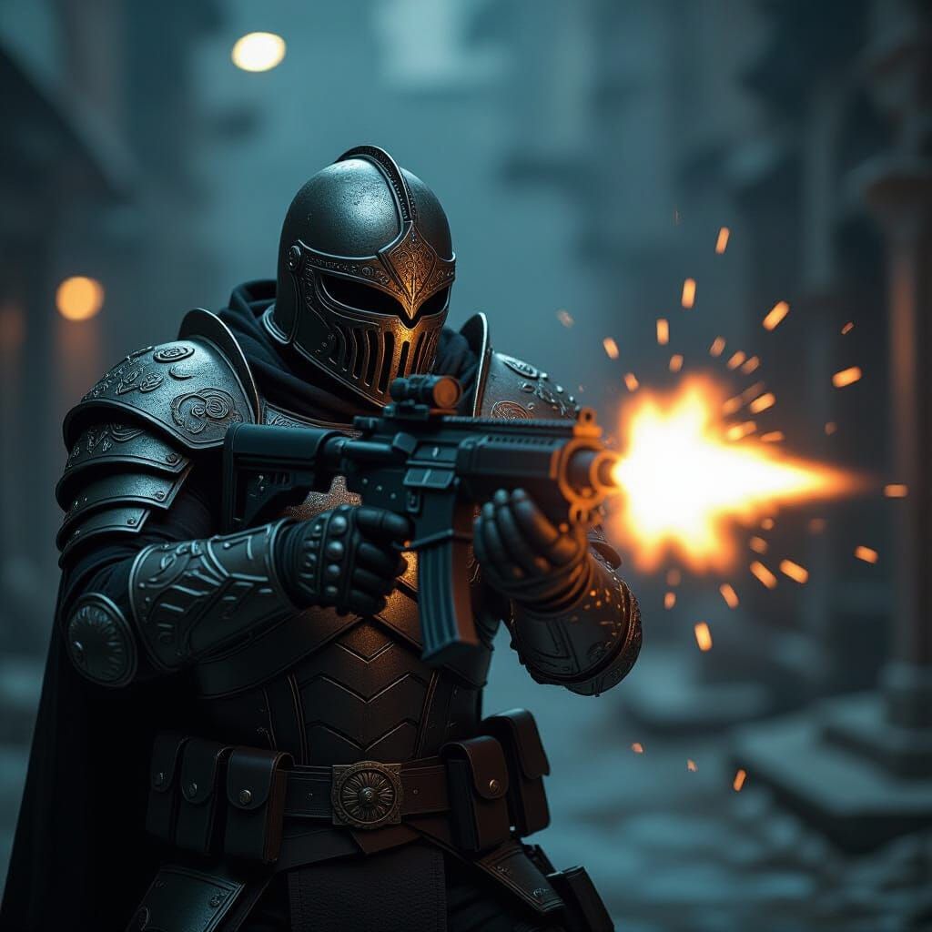 Infernal Grenade from Fantasy RPG in Cinematic Style